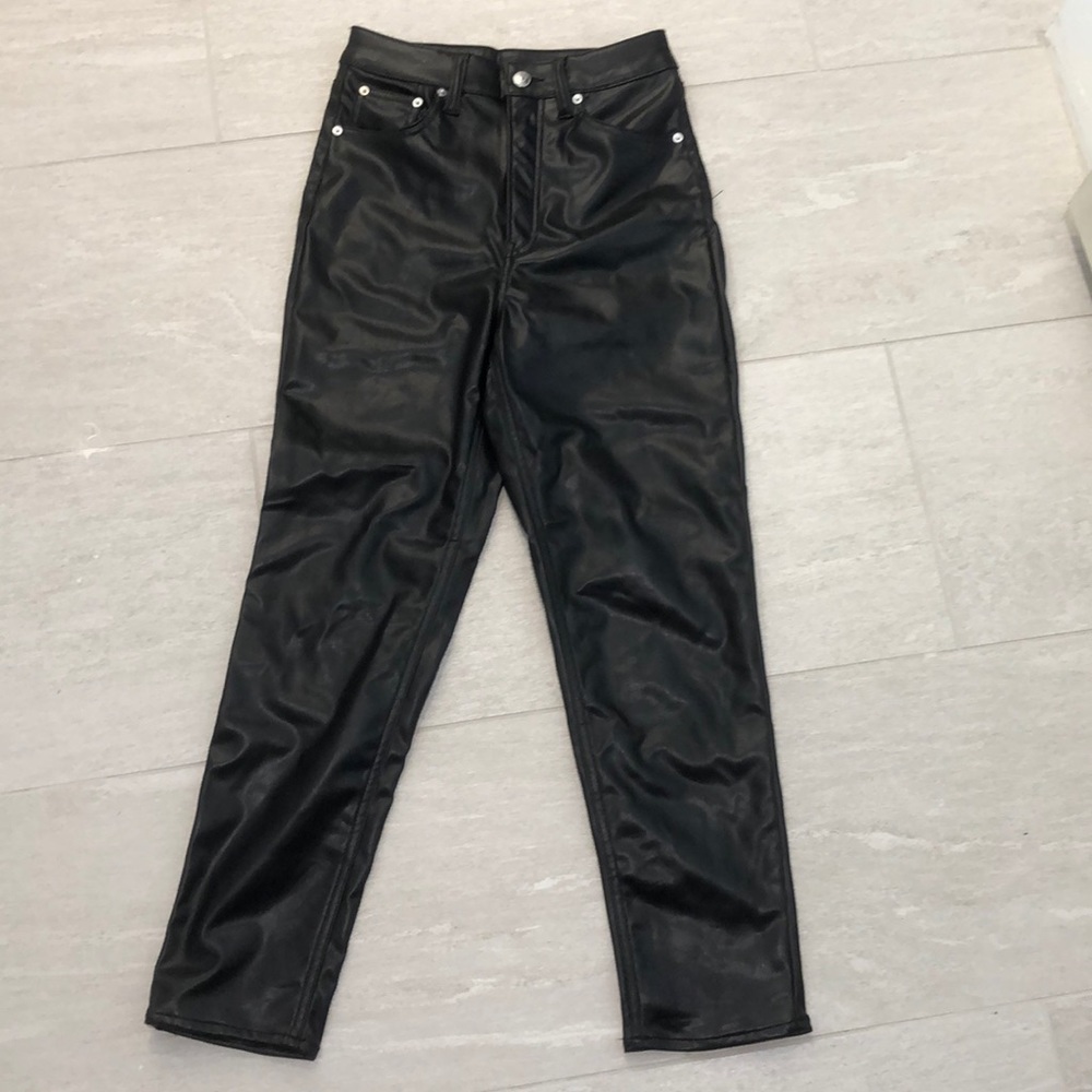 H&M leather trousers